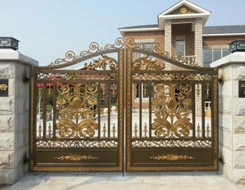 Villa Electroplated Cast Iron Gates / Avlu Metal Driveway Kapıları