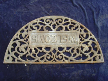 Yarım Ay Dış Kapı Paspasları / Antik Kişiselleştirilmiş Metal Kapı Paspasları