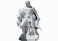 Batı tarzı yaşam boyutu beyaz mermer taş adam heykeli heykel
