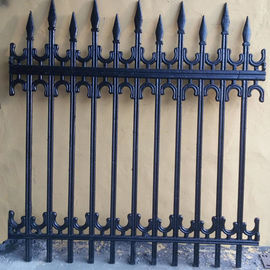 Antika dekoratif demir çit / yaya güvenliği bariyer özel metal çit