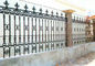 Portland Dökme Demir Çit Panelleri Toz Boya Kaplı Çelik Prefabrik Metal Çit Panelleri