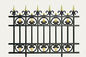 Bahçe Dekorasyon Özelleştirilmiş Dekoratif Metal Çit Panelleri / Kapı / Korkuluk